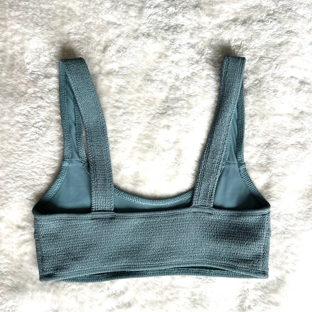Wanderlust Textured Bikini Set Olive Size Small